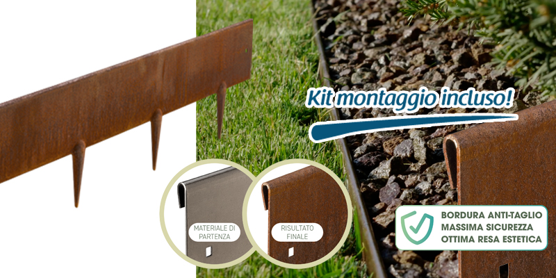 Cortenbord applicazione